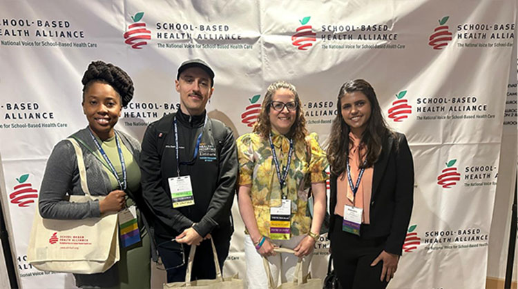 CCCo team at a School-Based Health Alliance community event